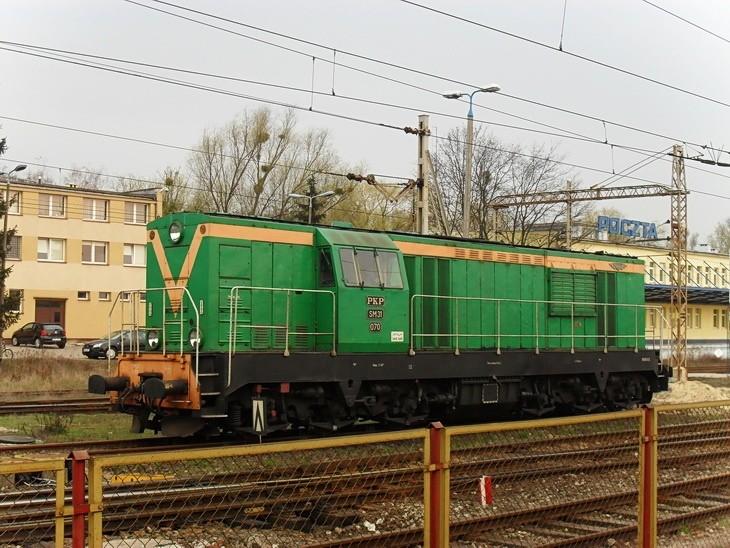 SM31 na stacji w Koluszkach