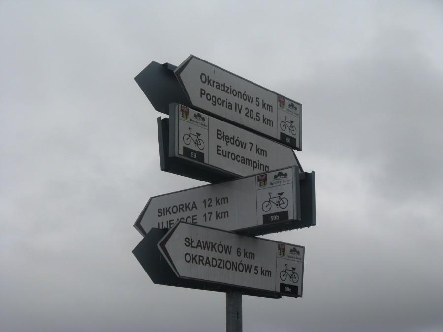 Oznaczenia szlaków rowerowych