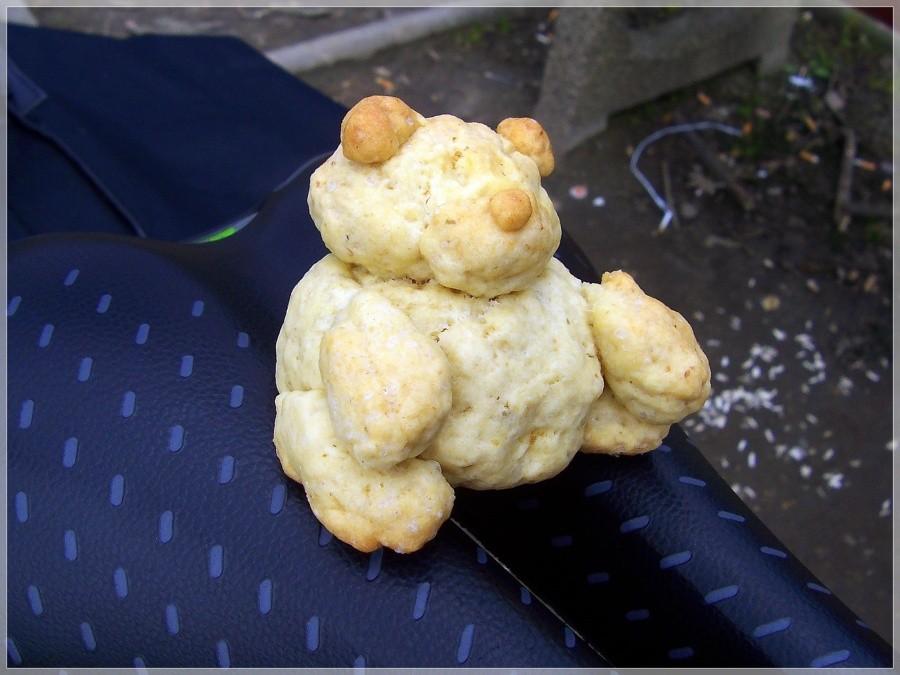 Pieczony maślany Misiacz.