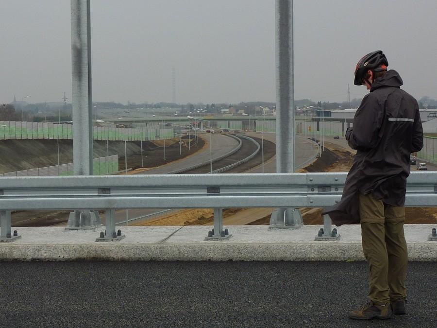 Start naszego sprintu. Węzeł Konotopa. Autostrada A2