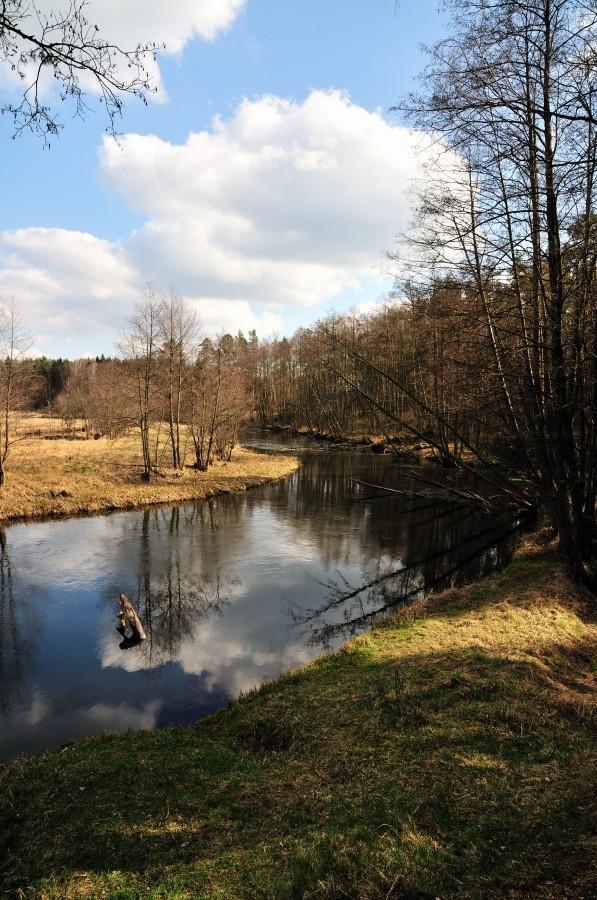 Wda koło jeziora Jelonek