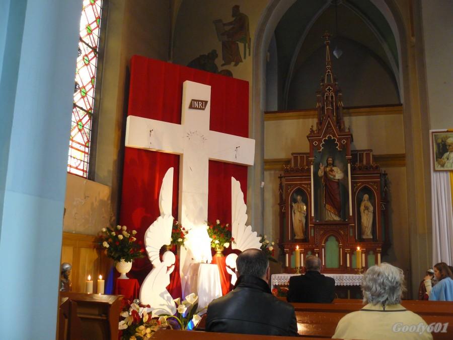 Wnętrze kościoła św. Mikołaja.
