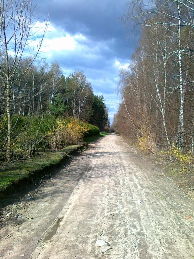 Skraj Warszawy - droga między Warszawą a Latchorzewem
