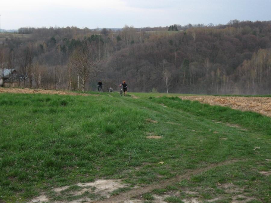 Gdzieś koło Borówek i Chmielnika.