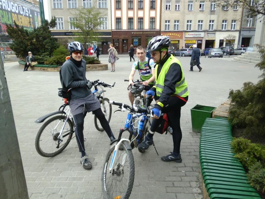 Zaraz po losowaniu trasy przejazdu. Zwycieska opcja lasów i kierunku na Tychy.