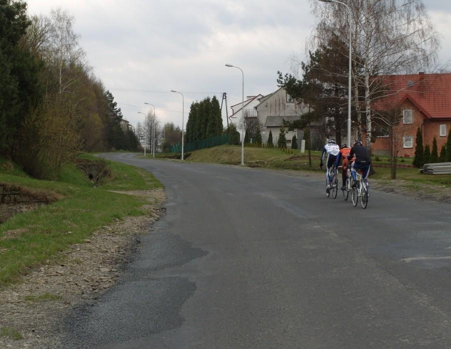 pierwszy podjazd Klasyku - w Klimkówce