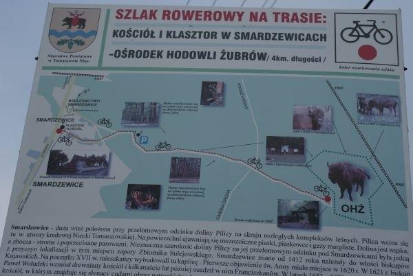 szlak rowerowy do Żubrów - dziś tam nie jadę, byłam ostatnio