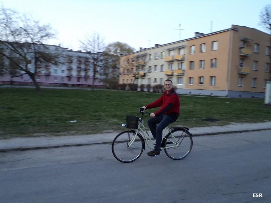 Tomek na rowerku