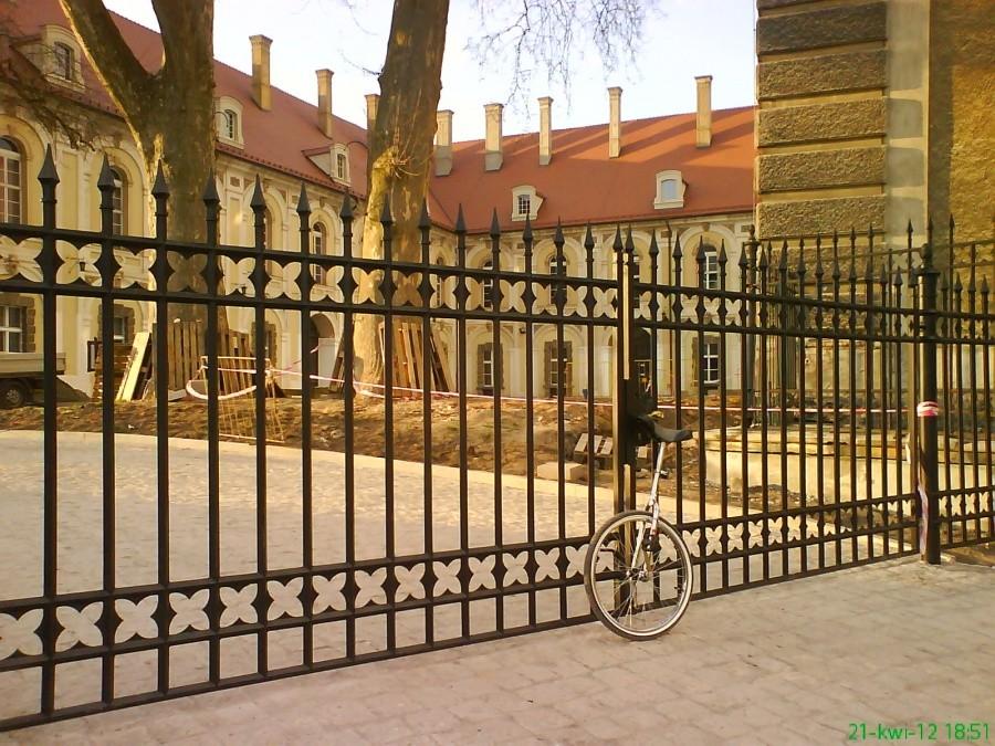 Pałac w trakcie remontu