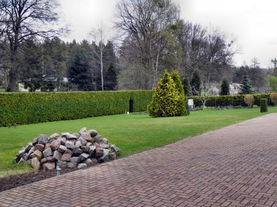 Zawsze dobrze utrzymany ogródek na skraju Löcknitz.