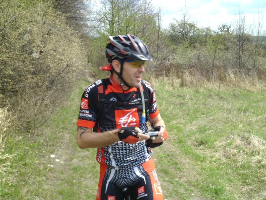 Na jaworznickim szlaku. Chwila odpoczynku po sporym podjeździe