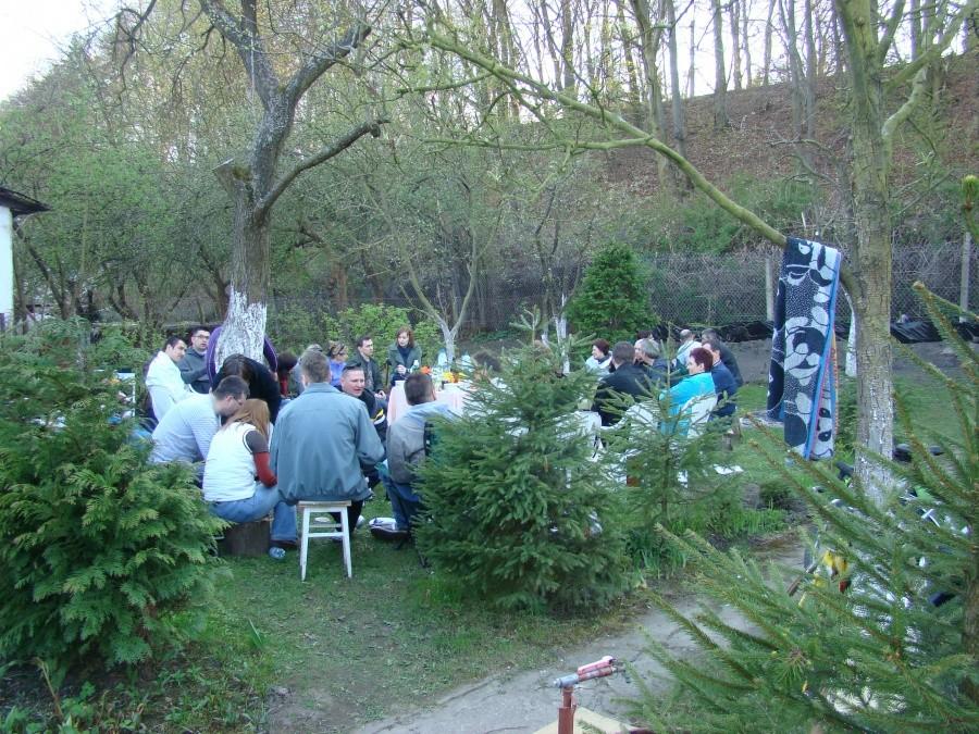 Misiaczowy grill nie tylko dla rowerzystów. Początek