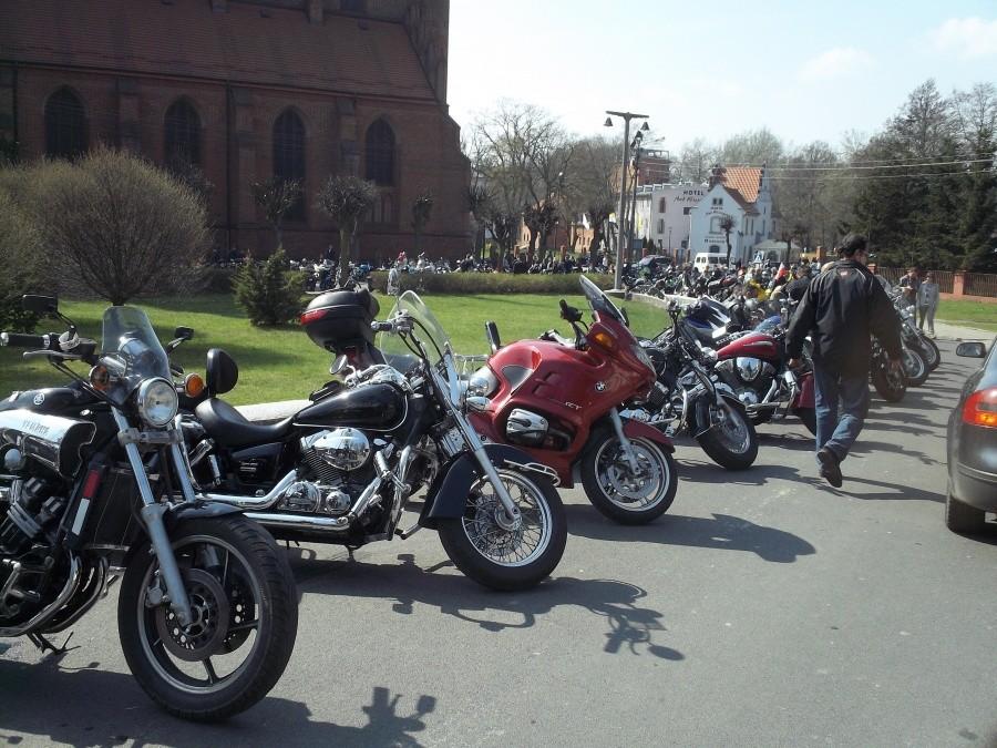 Zlot motocyklistów w Pelplinie