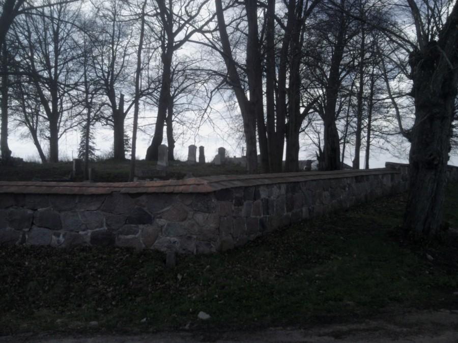 stary cmentarz ewangelicki w Kręgu