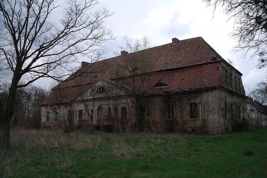 Ruiny pałacu w Miechowej