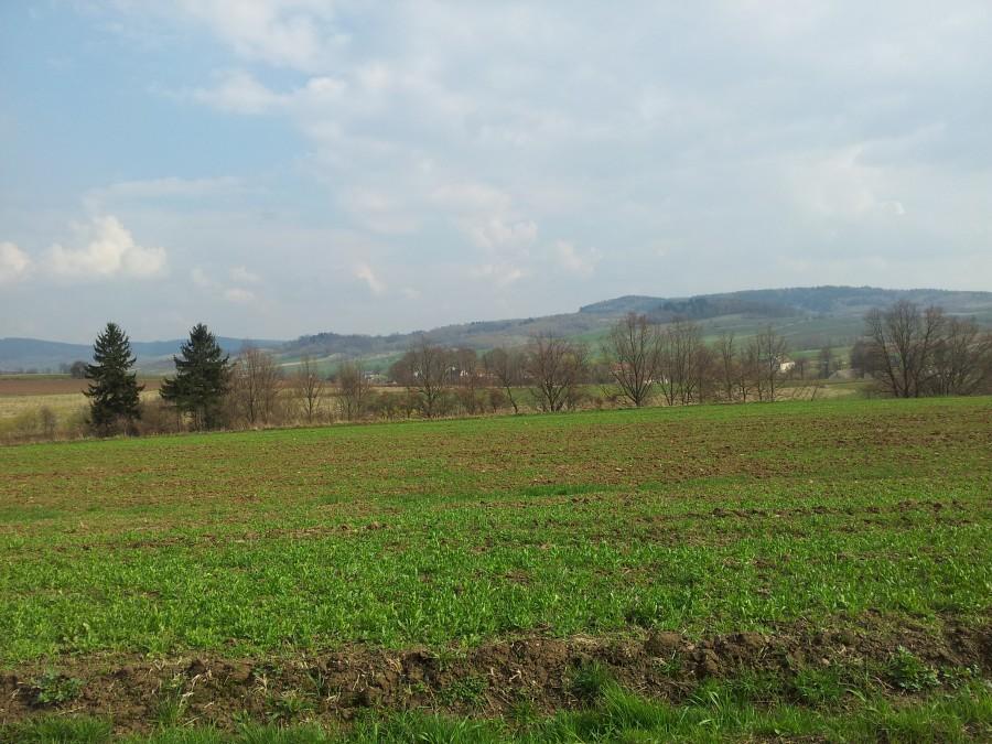 Widok z dziurawej drogi