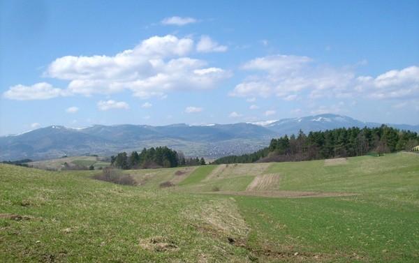 Widoki pomiędzy Juszczyną a Trzebinią