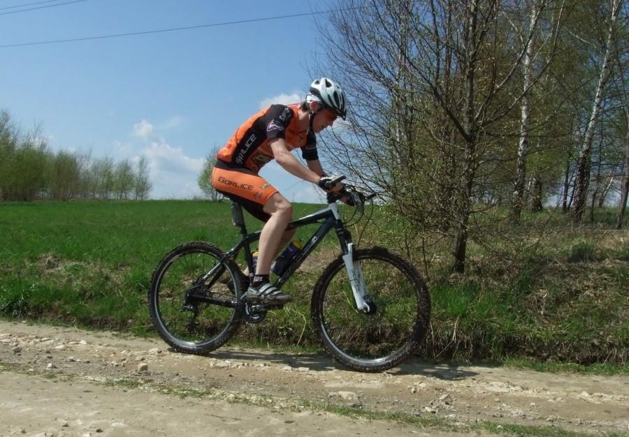 gdzieś na trasie pierwszych Cyklokarpat w 2012 roku