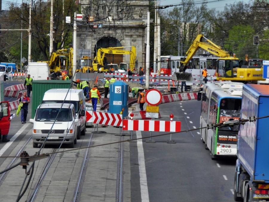 Jeszcze jedno ujęcie na Bramę Portową w dniu 26 kwietnmia 12 r.