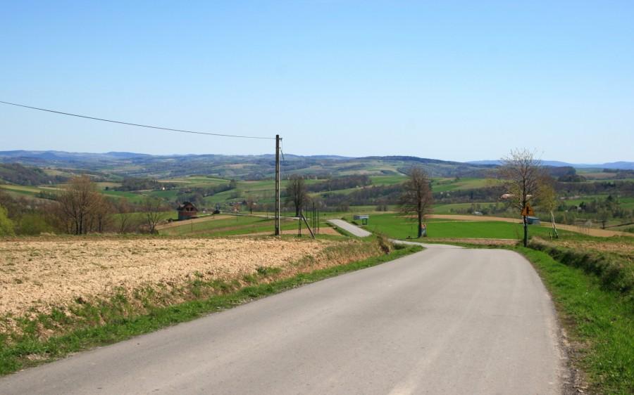 Widoki na górce w Pstrągowej