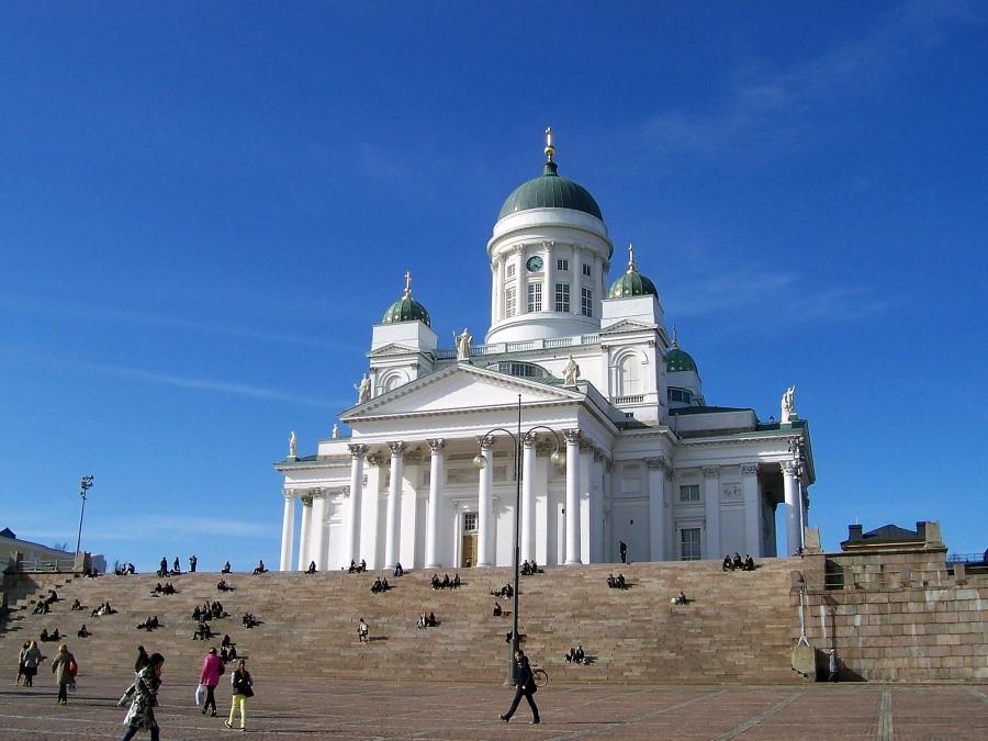 Helsinki. Katedra na Placu Senackim.