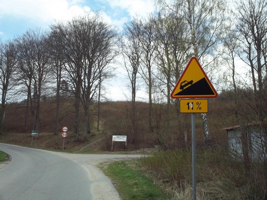 Takich znaków było pełno... to na pewno nie Żuławy :)
