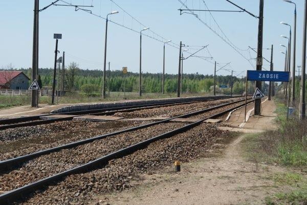 przejazd kolejowy w Zaosiu