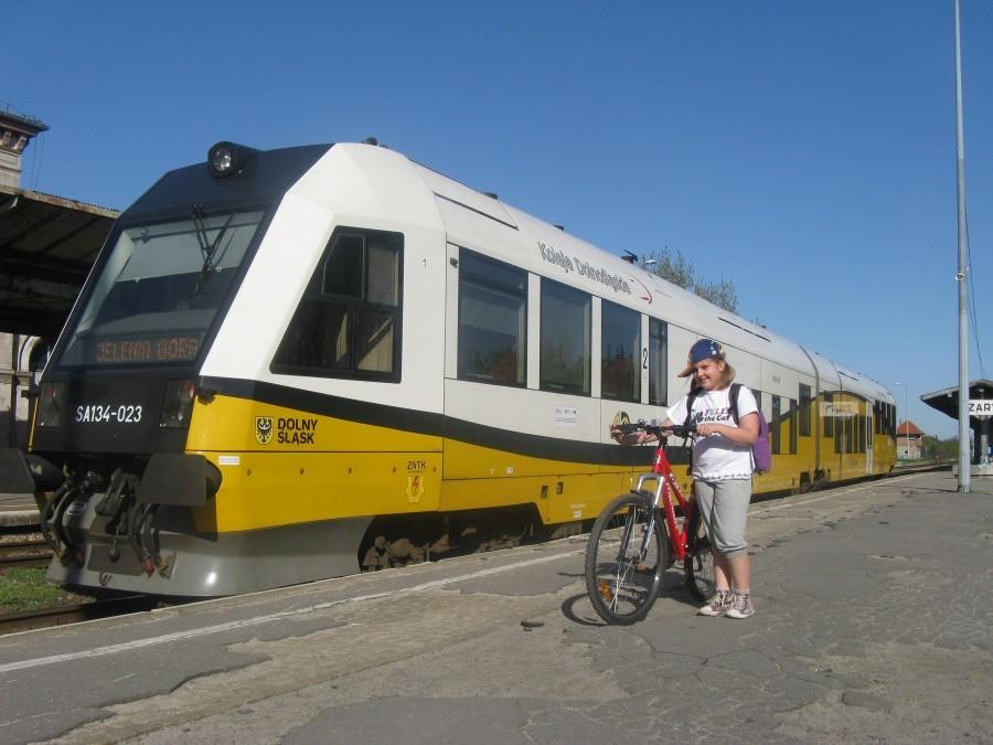 Pociąg w Żarach