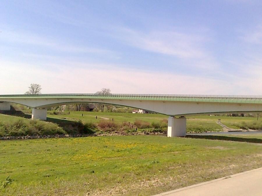 Krzyżanowice i most nad Odrą