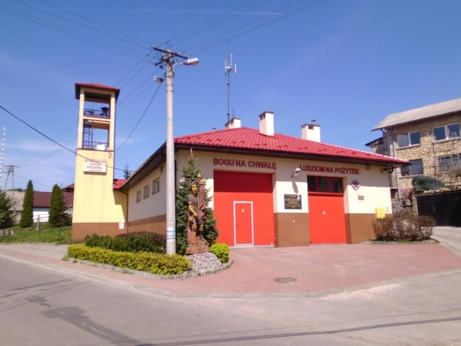 Psary. Siedziba tamtejszej OSP