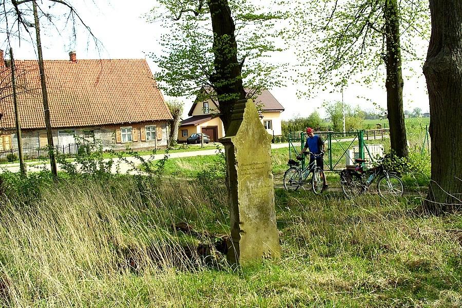 Cmentarz mennonicki w Starej Wiśle.