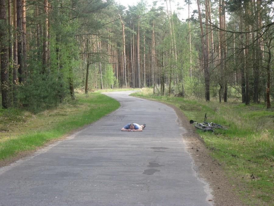 Leżę...