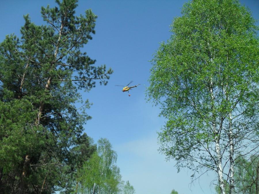 helikopter bez wody