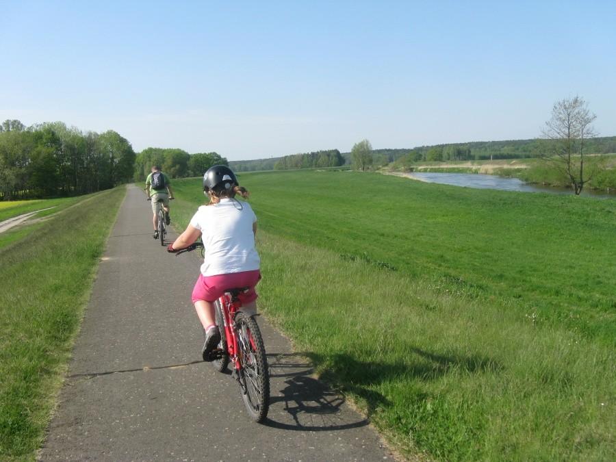 Na ścieżce rowerowej