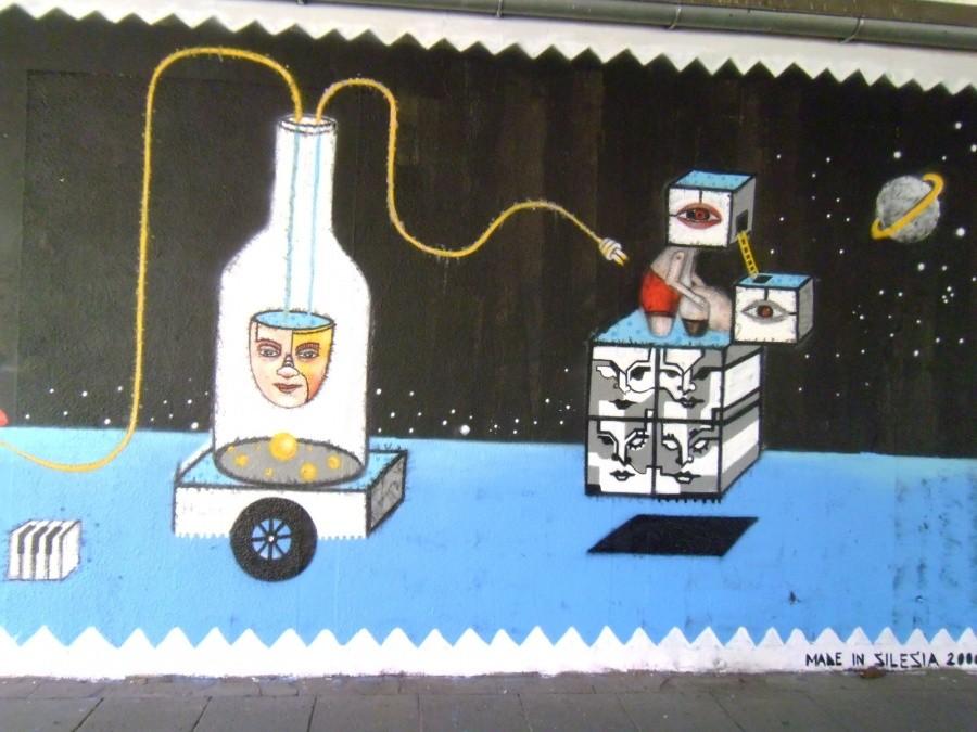 Katowice: Nowe graffiti pod wiaduktem na Mikołowskiej