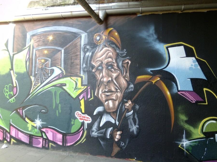 Katowice: Nowe graffiti pod wiaduktem na Mikołowskiej