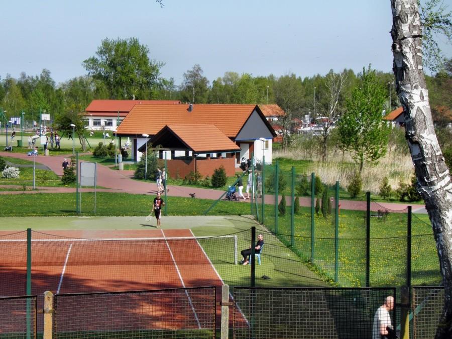 Jeszcze jedno ujęcie obiektów rekreacyjnych w Trzebieży.