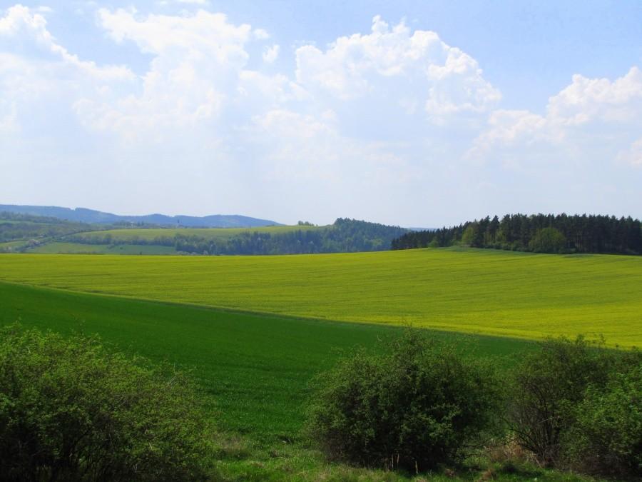 Widoki na trasie Uvalno - Bykov