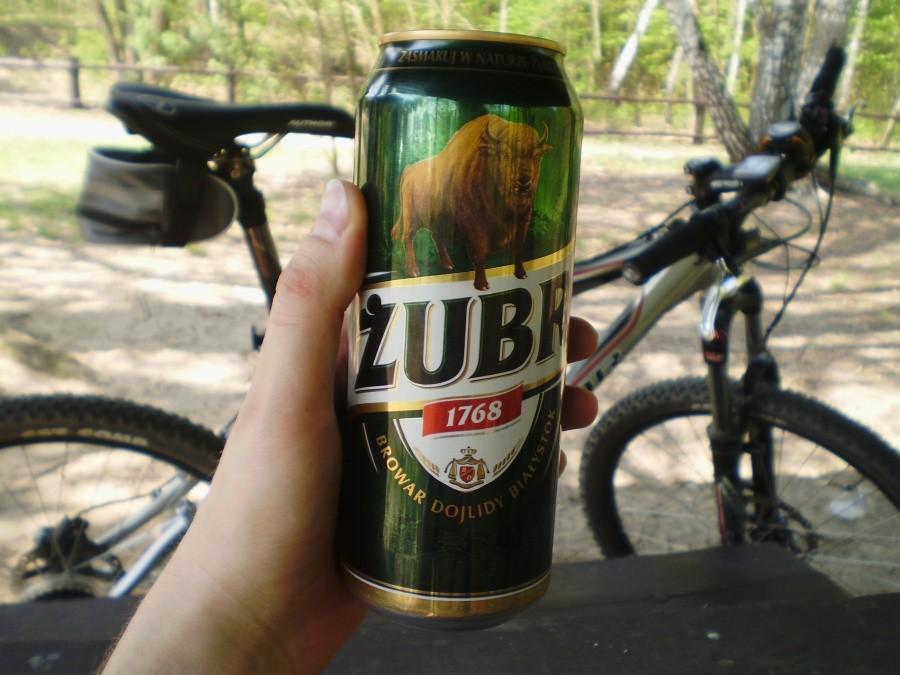 Nad Wartą posiedziałem przy Żubrze