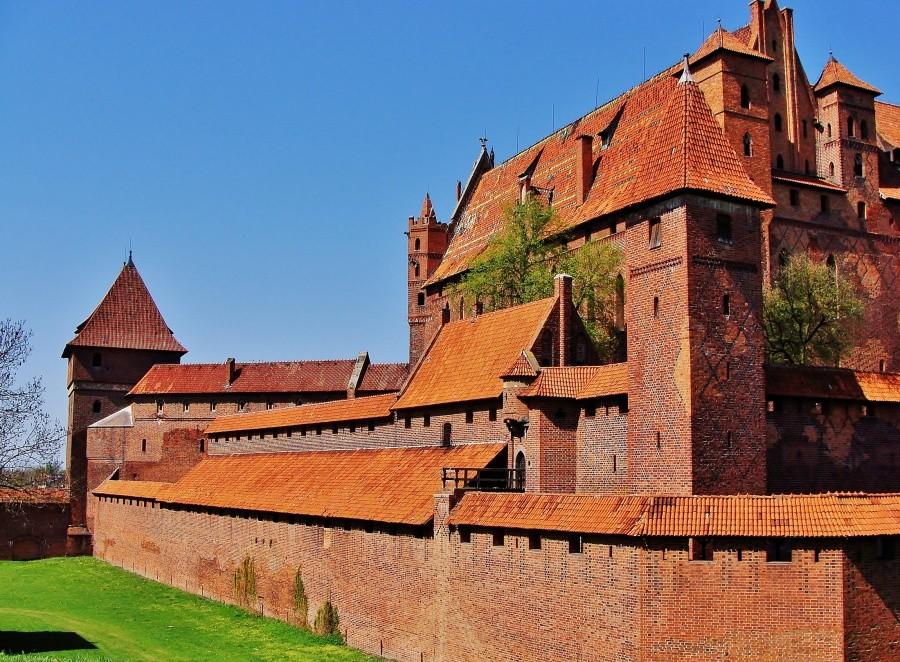 Zamek w Malborku.