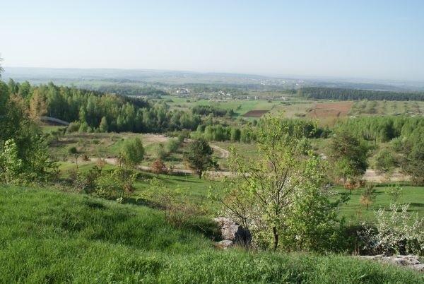 widok ze wzgórza zamkowego chęcińskiego 2