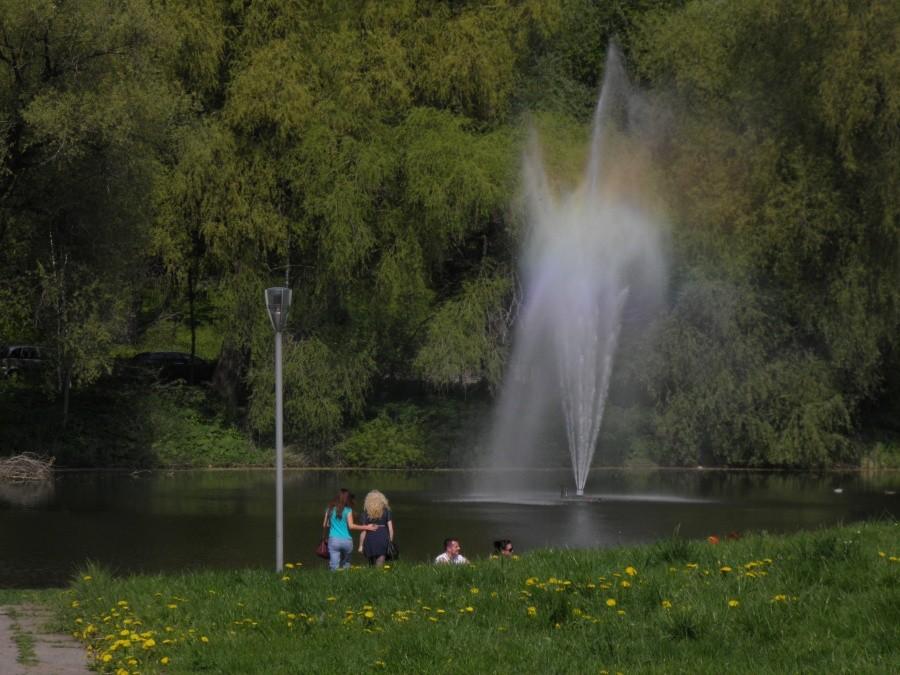W parku Kasprowicza o każdej porze roku i o każdej godzinie można znaleźć temat na ładne zdjęcie.