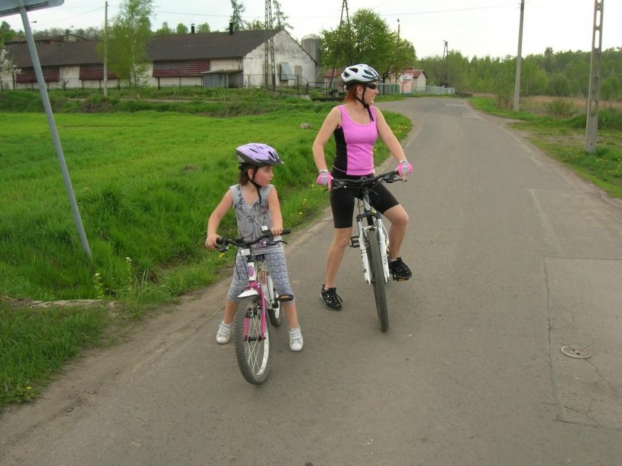 na wycieczce rowerowej