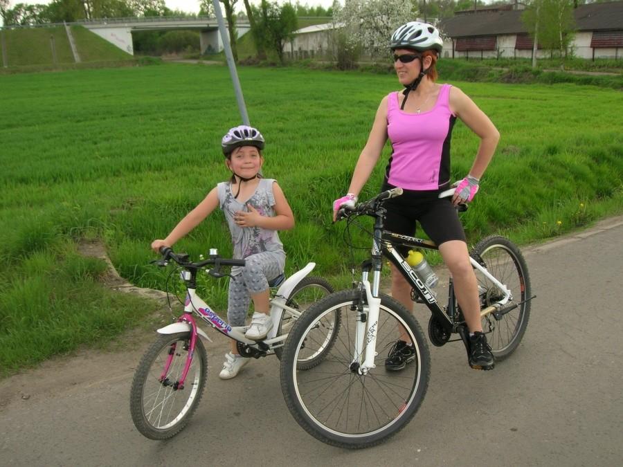 na wycieczce rowerowej