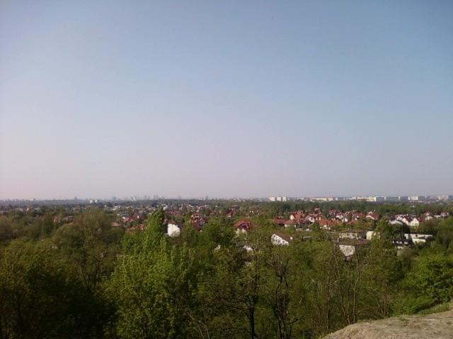 Górka Rogowska - widok na Łódź