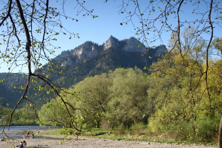 Widok Trzech Koron obok Czerownego Klasztoru