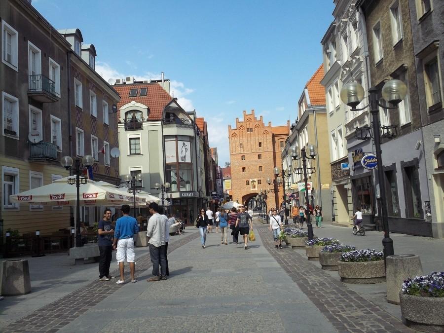 Stare miasto w Olsztynie - ul. Staromiejska