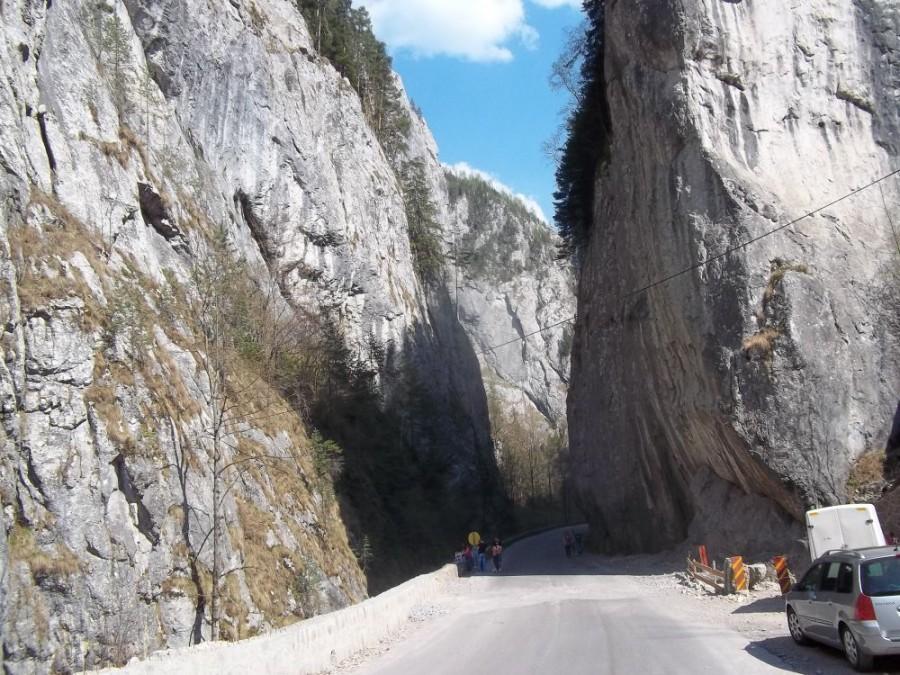 wjazd do wąwozu Bicaz