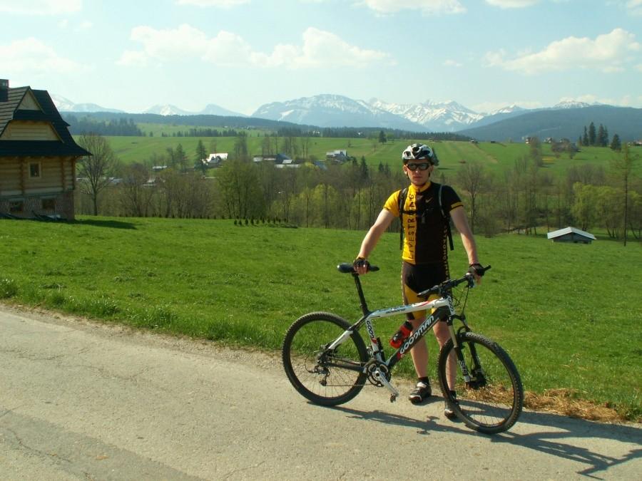 Widok na Tatry z Dzianisza.