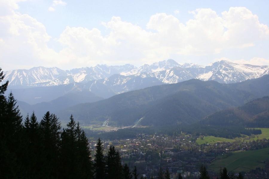 Zakopane z Gubałówki.